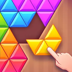 Взломанная Triangles & Blocks (Полиблок)  [МОД Меню] - полная версия apk на Андроид