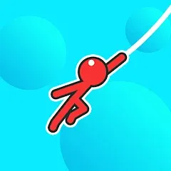 Взломанная Stickman Hook  [МОД Много денег] - последняя версия apk на Андроид