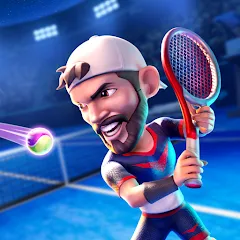 Скачать взломанную Mini Tennis: Perfect Smash (Мини Теннис)  [МОД Много денег] - стабильная версия apk на Андроид