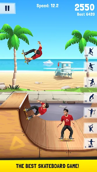 Flip Skater (Флип скейтер)  [МОД Меню] Screenshot 1