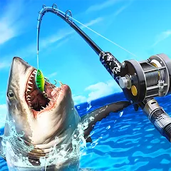 Взломанная Ultimate Fishing! Fish Game  [МОД Menu] - стабильная версия apk на Андроид