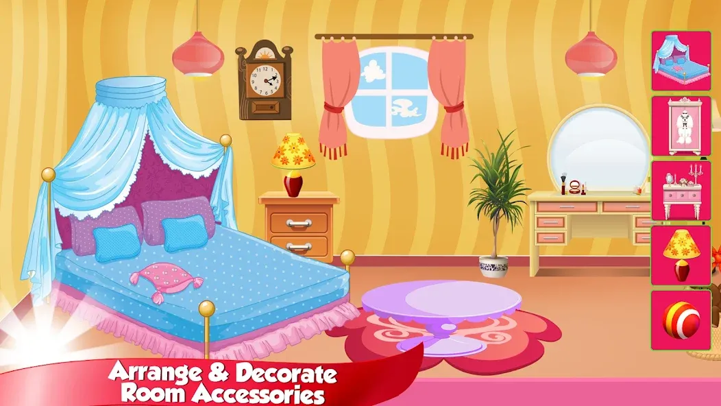 Girl Doll House Design & Clean  [МОД Mega Pack] Screenshot 4