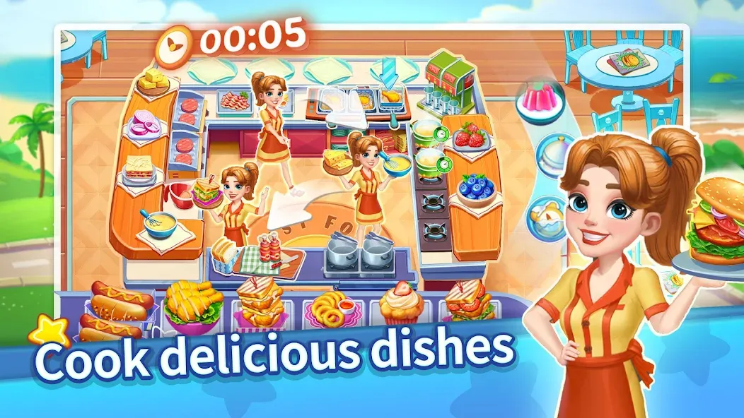 Cooking Master Adventure Games (Кукинг Мастер)  [МОД Все открыто] Screenshot 1