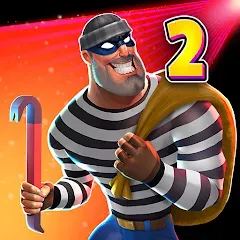 Скачать взломанную Robbery Madness 2:Stealth game (Робери Маднесс 2)  [МОД Unlimited Money] - последняя версия apk на Андроид