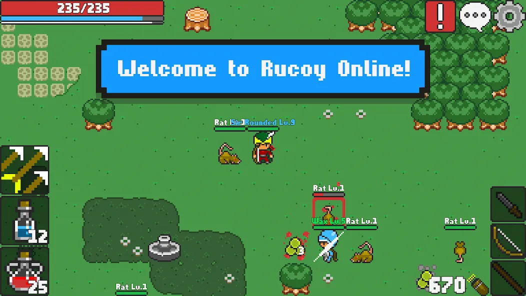 Rucoy Online - MMORPG MMO RPG (Рукой Онлайн)  [МОД Mega Pack] Screenshot 1