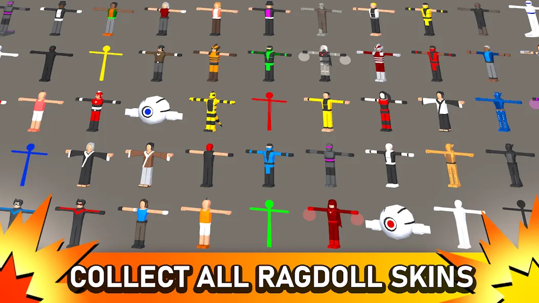 Smashgrounds.io: Ragdoll Arena  [МОД Много монет] Screenshot 5