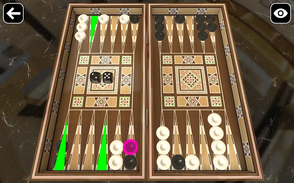 Original Backgammon  [МОД Много денег] Screenshot 2