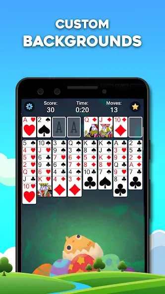 FreeCell Solitaire: Card Games (Фрицелл пасьянс)  [МОД Все открыто] Screenshot 3