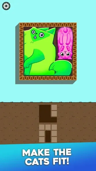 Block Puzzle Cats (Блок Пазл Кошки)  [МОД Бесконечные монеты] Screenshot 3