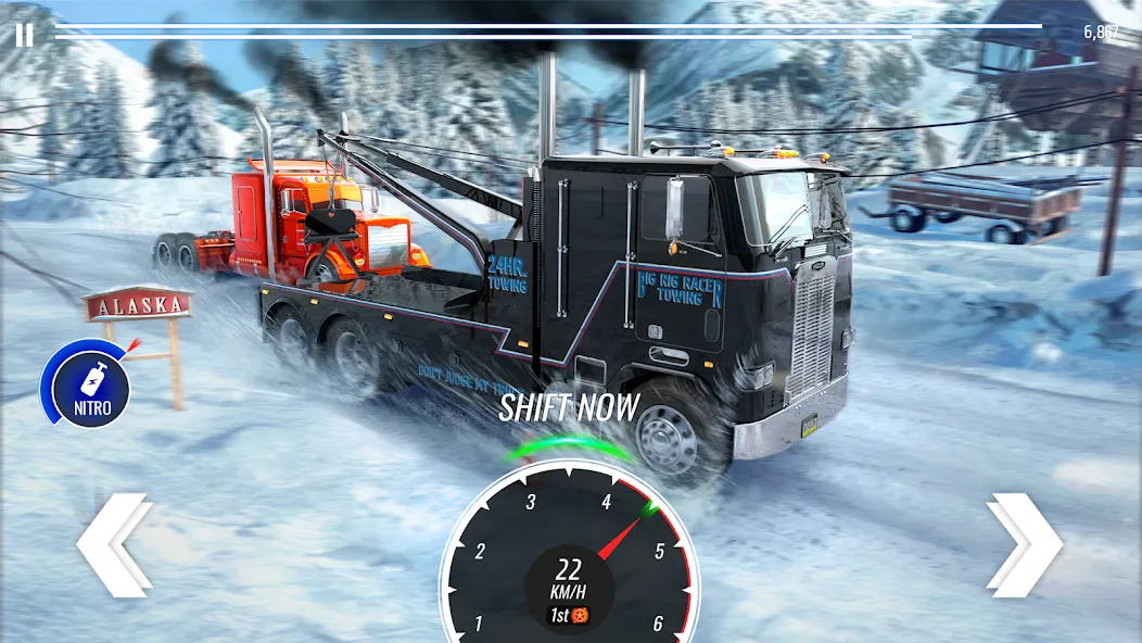 Big Rig Racing: Drag racing (Биг Риг Рейсинг)  [МОД Все открыто] Screenshot 2