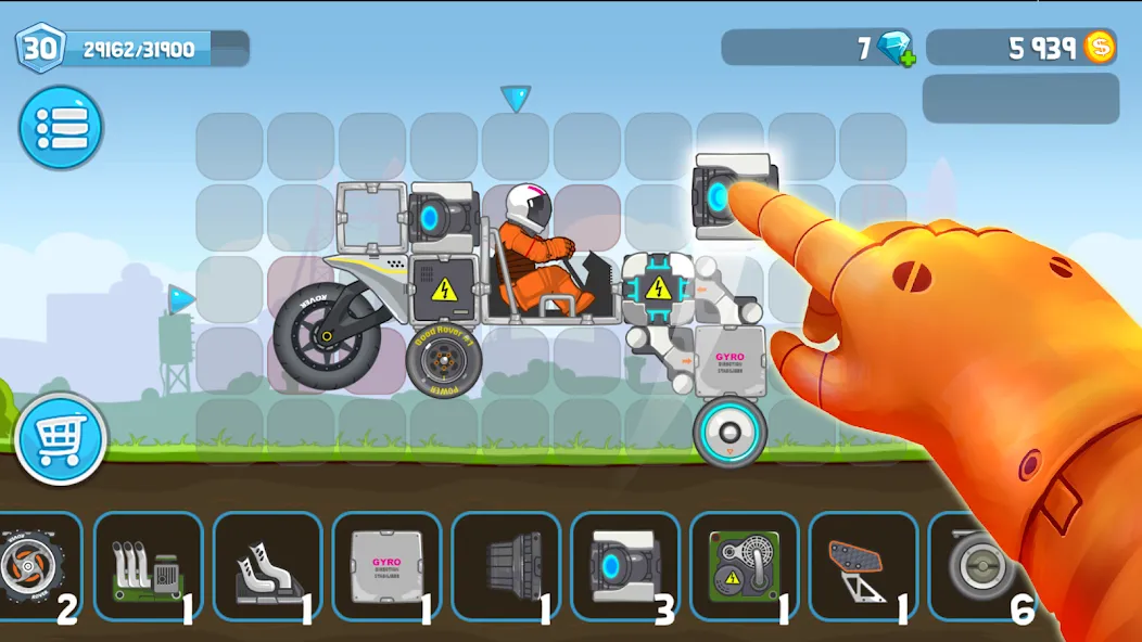 Rovercraft:Race Your Space Car (Роверкрафт)  [МОД Unlimited Money] Screenshot 2