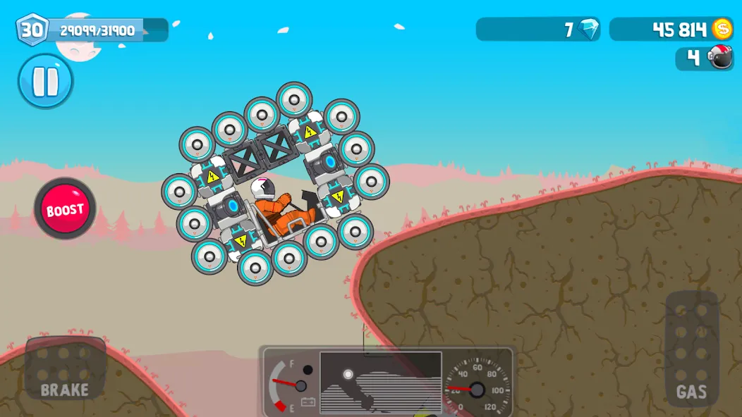 Rovercraft:Race Your Space Car (Роверкрафт)  [МОД Unlimited Money] Screenshot 5