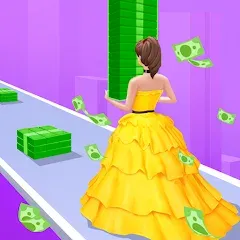 Скачать взломанную Money Run 3D (Мани Ран 3Д)  [МОД Много монет] - полная версия apk на Андроид