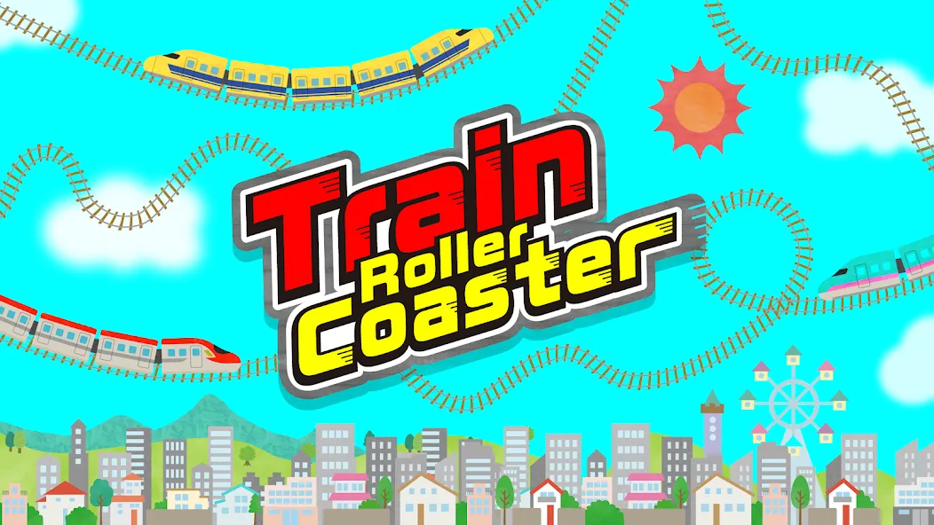 Train Roller Coaster (Трейн Роллеркостер)  [МОД Бесконечные монеты] Screenshot 1