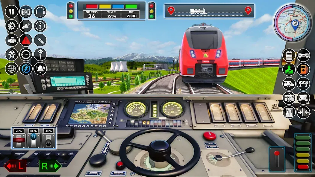 City Train Game 3d Train games  [МОД Много денег] Screenshot 1