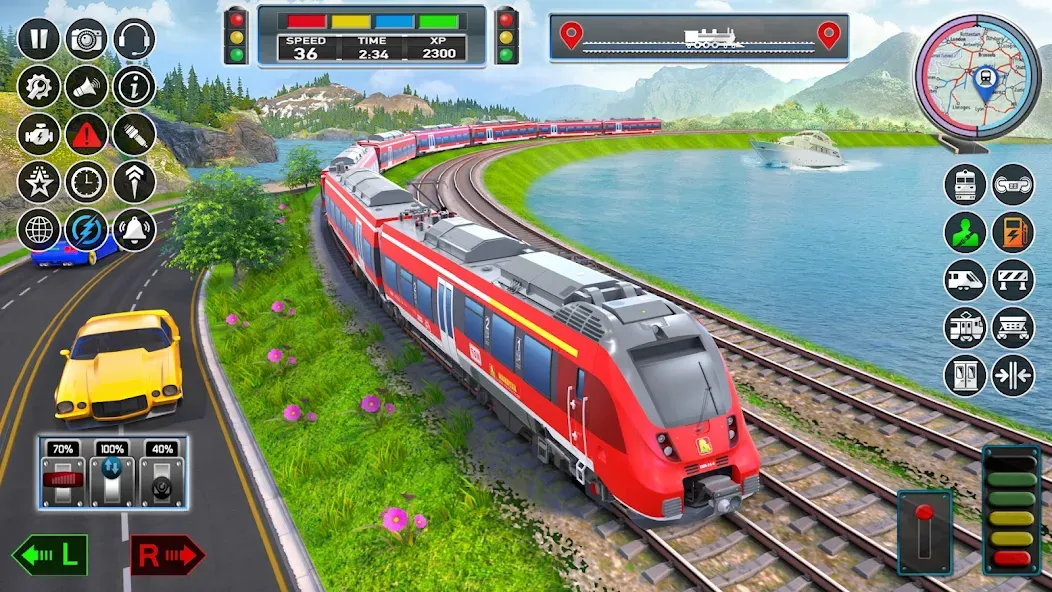 City Train Game 3d Train games  [МОД Много денег] Screenshot 3