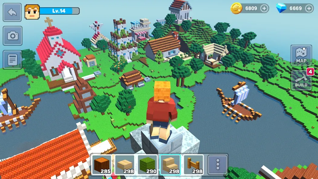 MiniCraft: Blocky Craft 2024 (МиниКрафт)  [МОД Все открыто] Screenshot 1