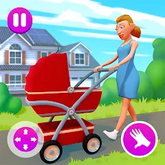 Взлом Mother Simulator: Family life  [МОД Menu] - полная версия apk на Андроид