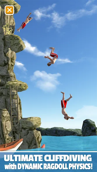 Flip Diving (Флип дайвинг)  [МОД Unlimited Money] Screenshot 1