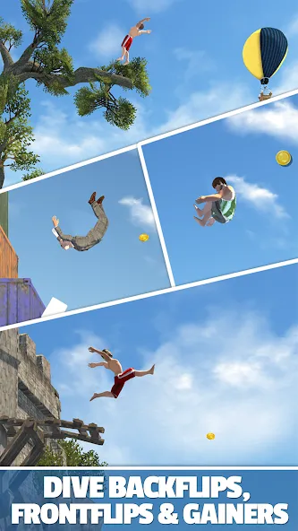 Flip Diving (Флип дайвинг)  [МОД Unlimited Money] Screenshot 2