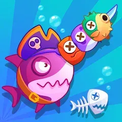 Взлом Sword Shark.io - Hungry Shark  [МОД Много монет] - последняя версия apk на Андроид