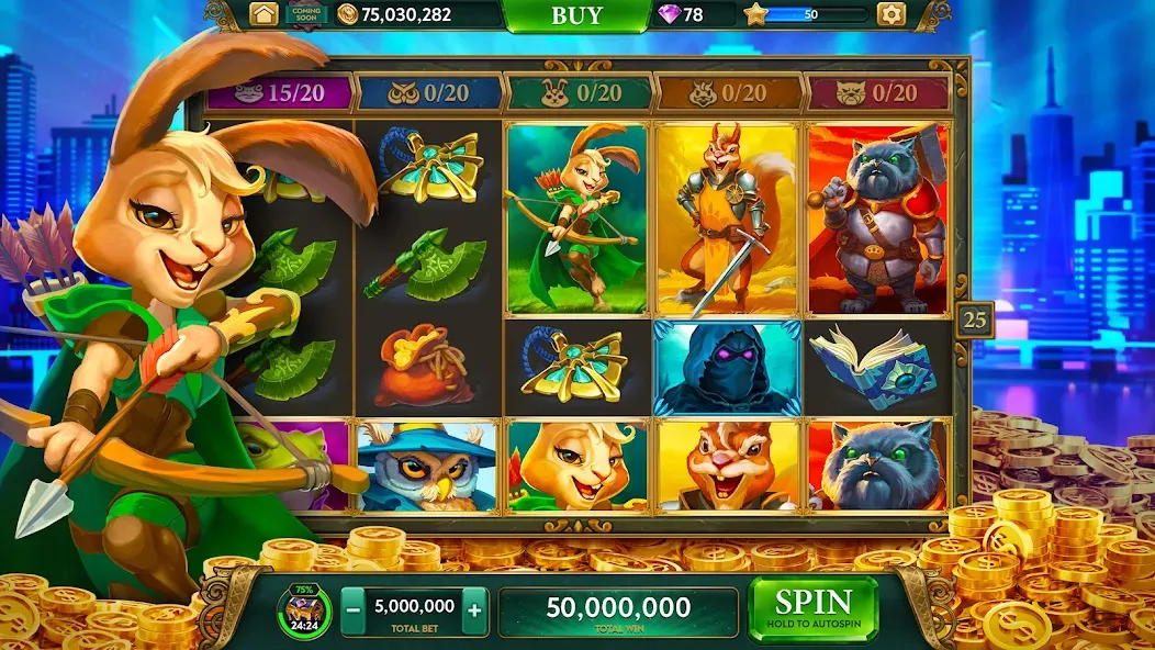 ARK Casino - Vegas Slots Game (АРК Казино)  [МОД Много денег] Screenshot 2