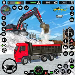 Взлом Excavator Simulator Crane Game (Экскаватор Симулятор Кран Игра)  [МОД Бесконечные монеты] - последняя версия apk на Андроид