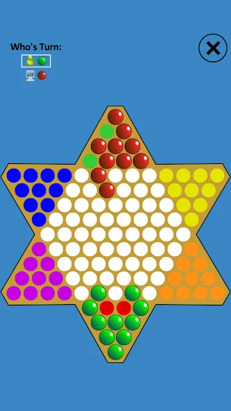 Chinese Checkers Touch (Китайские шашки Тач)  [МОД Mega Pack] Screenshot 1