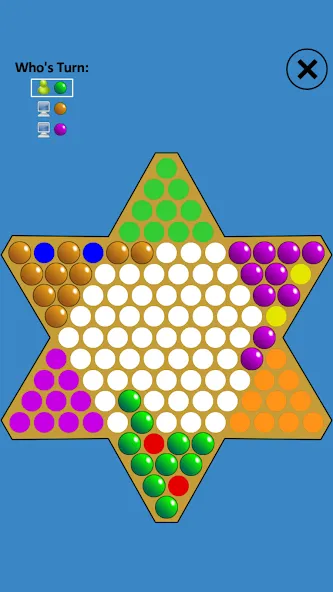 Chinese Checkers Touch (Китайские шашки Тач)  [МОД Mega Pack] Screenshot 2