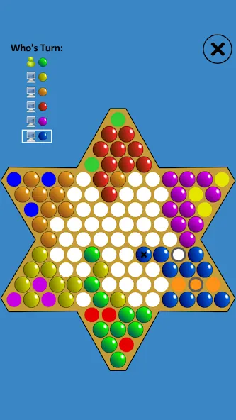 Chinese Checkers Touch (Китайские шашки Тач)  [МОД Mega Pack] Screenshot 3