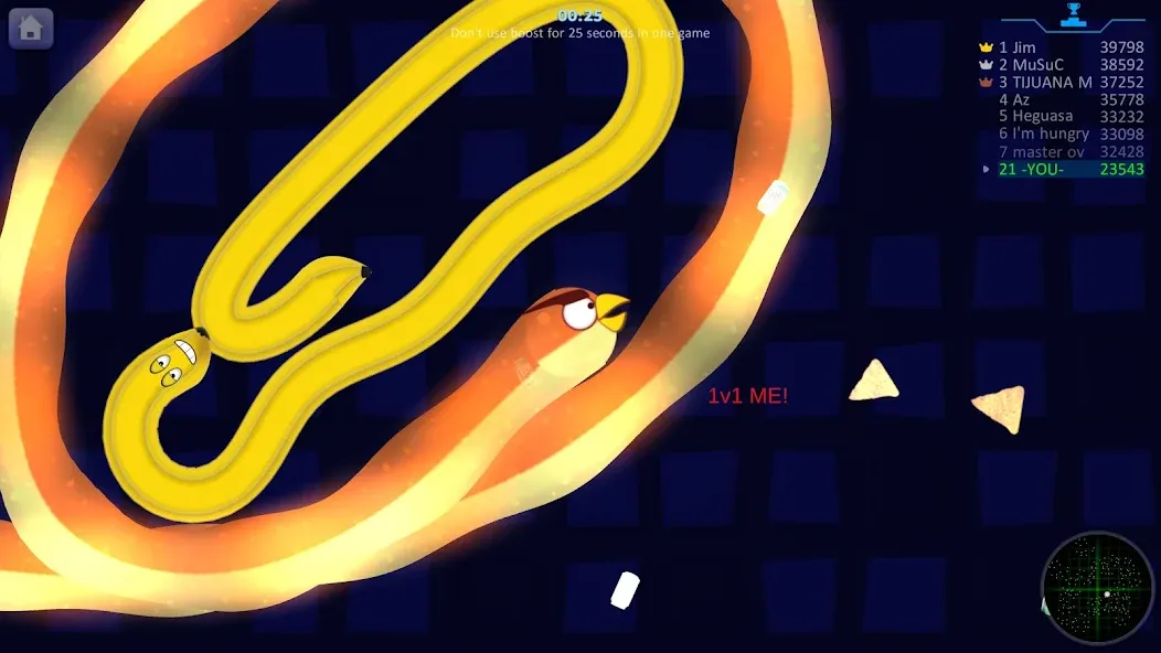 Snake Hunt: Worm io Games Zone  [МОД Бесконечные монеты] Screenshot 4