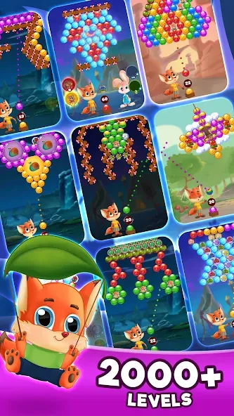 Bubble Friends Bubble Shooter  [МОД Mega Pack] Screenshot 5