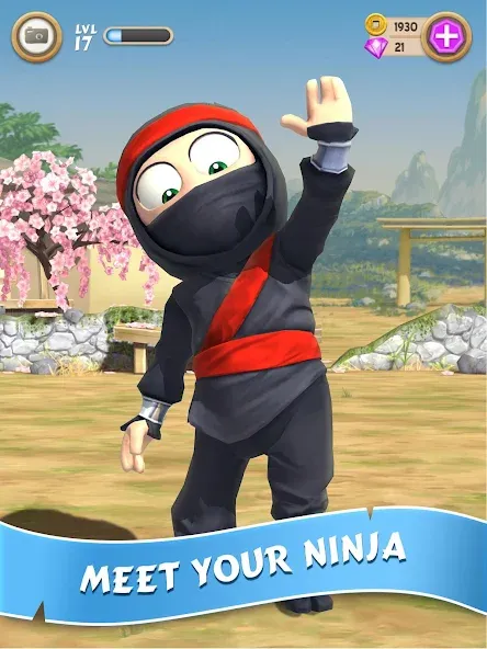 Clumsy Ninja (Кламзи Ниндзя)  [МОД Unlimited Money] Screenshot 1