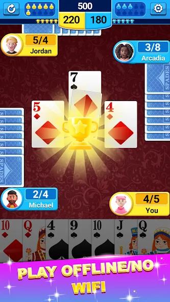 Spades  [МОД Menu] Screenshot 4