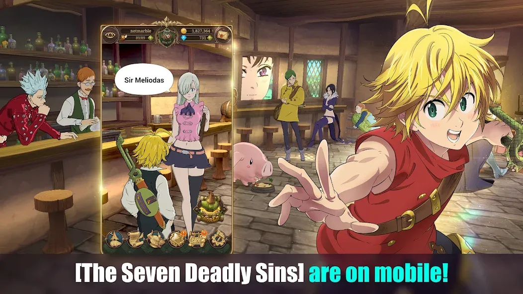 The Seven Deadly Sins (Девять смертных грехов)  [МОД Много денег] Screenshot 1