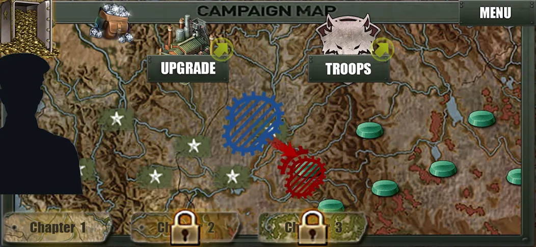 Warfare War Troops (Военное сражение Война Войска)  [МОД Unlocked] Screenshot 4