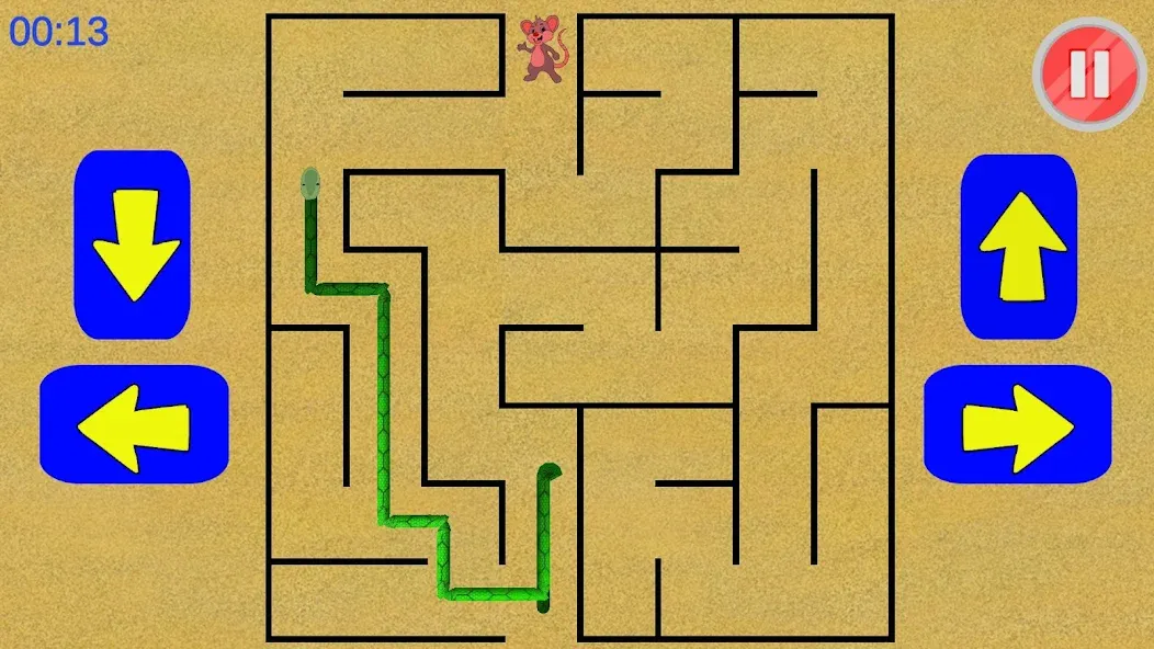 Snake Maze game (Змеиная лабиринтная игра)  [МОД Unlimited Money] Screenshot 4