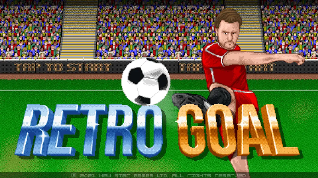 Retro Goal (Ретро Гол)  [МОД Бесконечные деньги] Screenshot 1