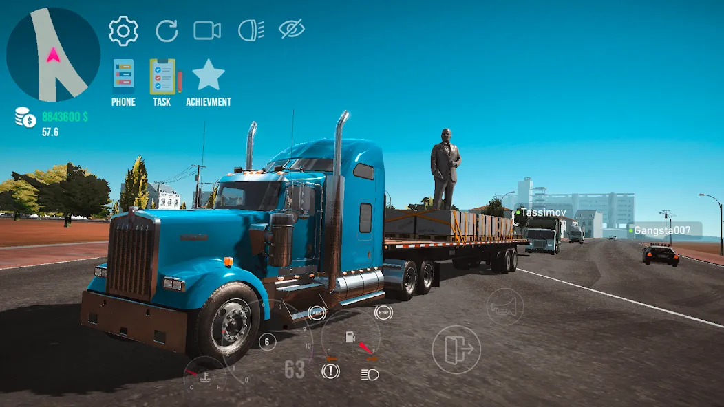 Nextgen: Truck Simulator Drive (Некстджен)  [МОД Unlocked] Screenshot 2