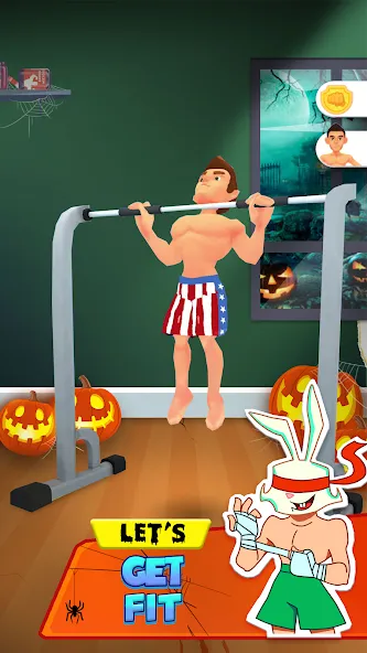 Idle Workout Master: MMA hero (Айдл Воркаут Мастер)  [МОД Бесконечные монеты] Screenshot 2