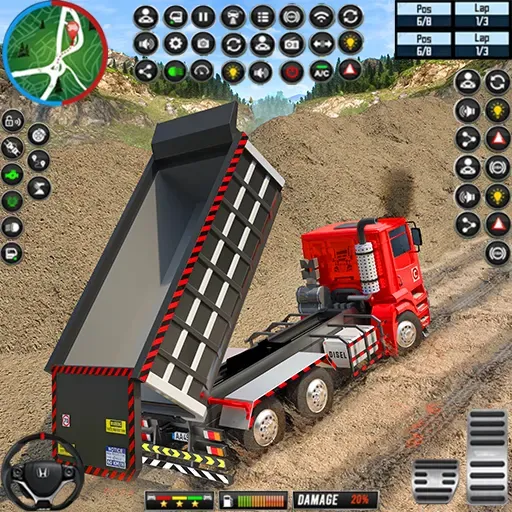 Cargo Truck Driving Truck Game (Ойл трек геймс симулятор 3D)  [МОД Много денег] Screenshot 1