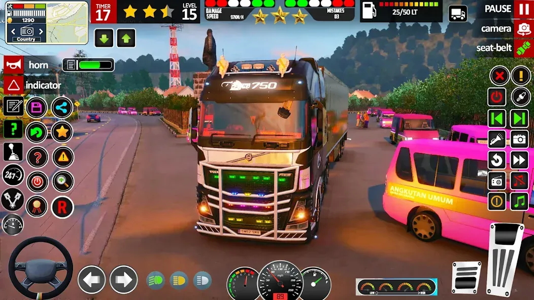 Cargo Truck Driving Truck Game (Ойл трек геймс симулятор 3D)  [МОД Много денег] Screenshot 5