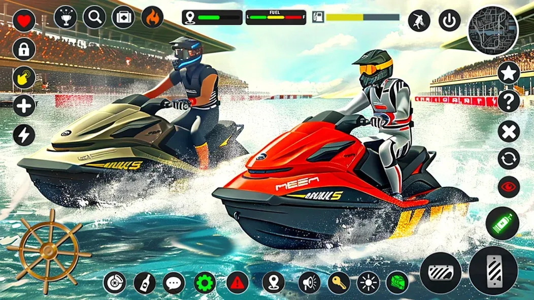 Jetski Boat Racing: Boat Games (Джетски Гонки на лодках)  [МОД Unlocked] Screenshot 3