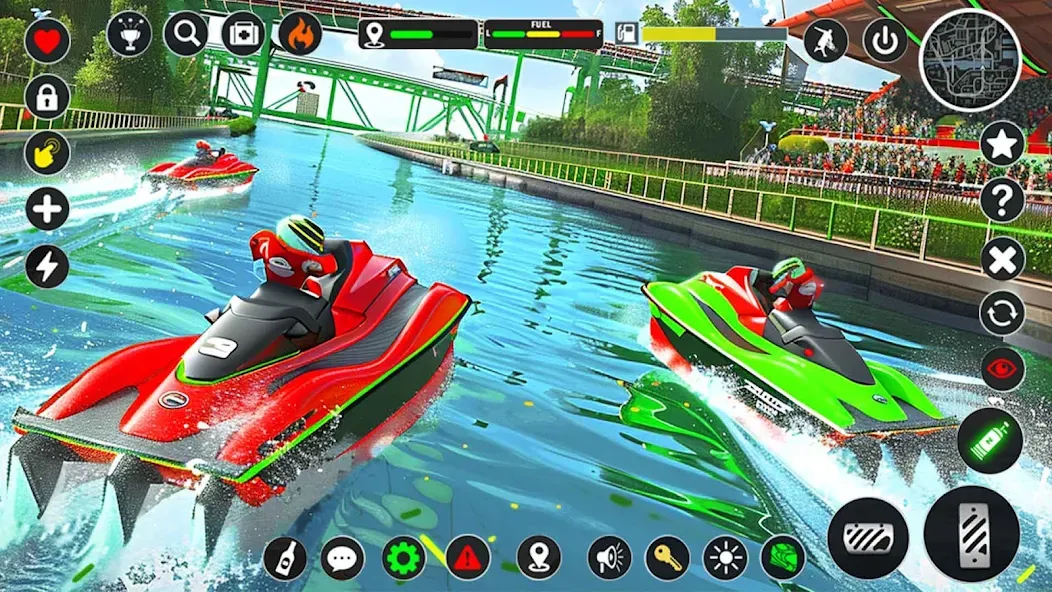 Jetski Boat Racing: Boat Games (Джетски Гонки на лодках)  [МОД Unlocked] Screenshot 4