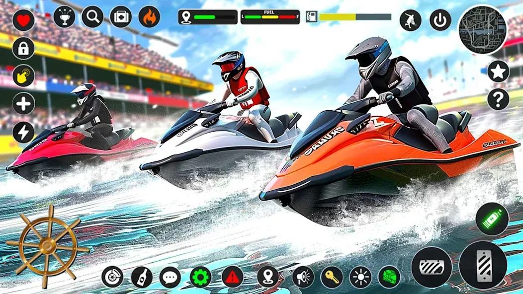 Jetski Boat Racing: Boat Games (Джетски Гонки на лодках)  [МОД Unlocked] Screenshot 5