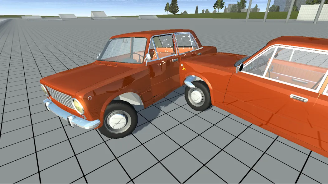 Simple Car Crash Physics Sim (Симулятор физики простого автомобильного столкновения)  [МОД Много монет] Screenshot 3