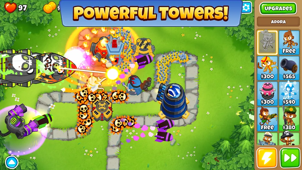 Bloons TD 6 (Блунс ТД 6)  [МОД Menu] Screenshot 2