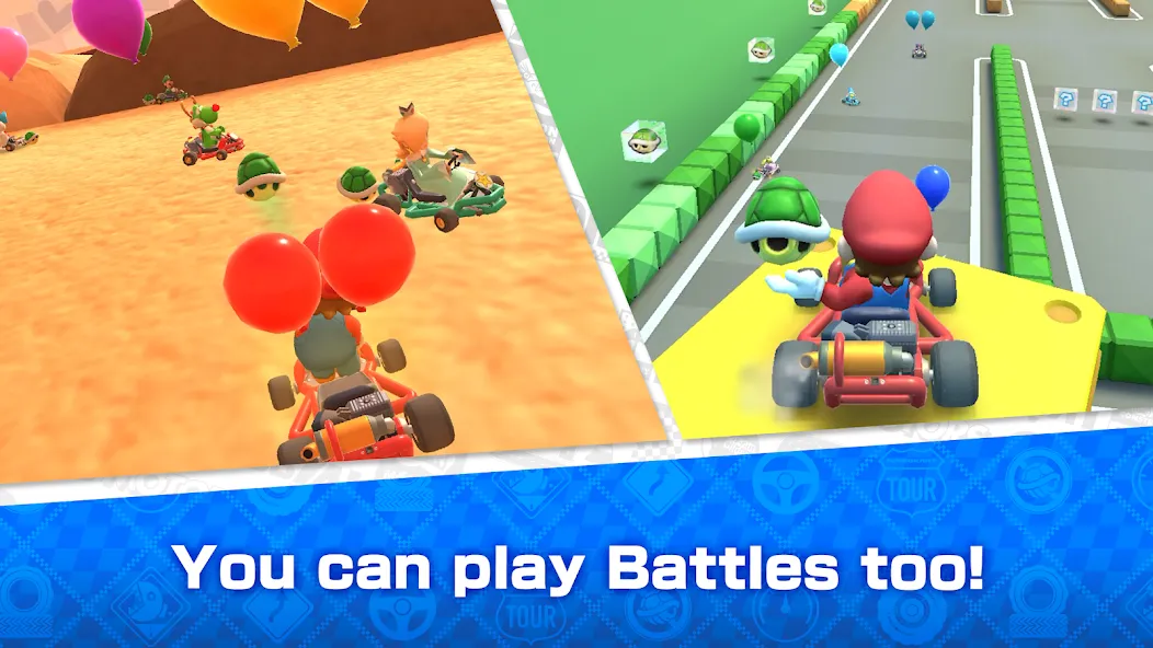 Mario Kart Tour (Марио Карт Тур)  [МОД Много денег] Screenshot 1