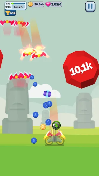 Ball Blast Cannon blitz mania (Балл Бласт Кэннон блиц мания)  [МОД Бесконечные монеты] Screenshot 3