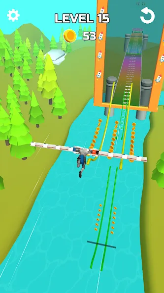 Stunt Rails (тант Рэйлз)  [МОД Все открыто] Screenshot 2